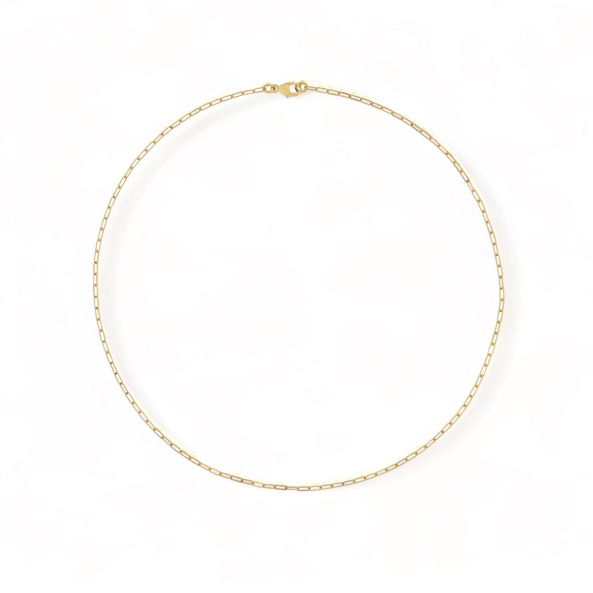 Tiny Paperclip Necklace