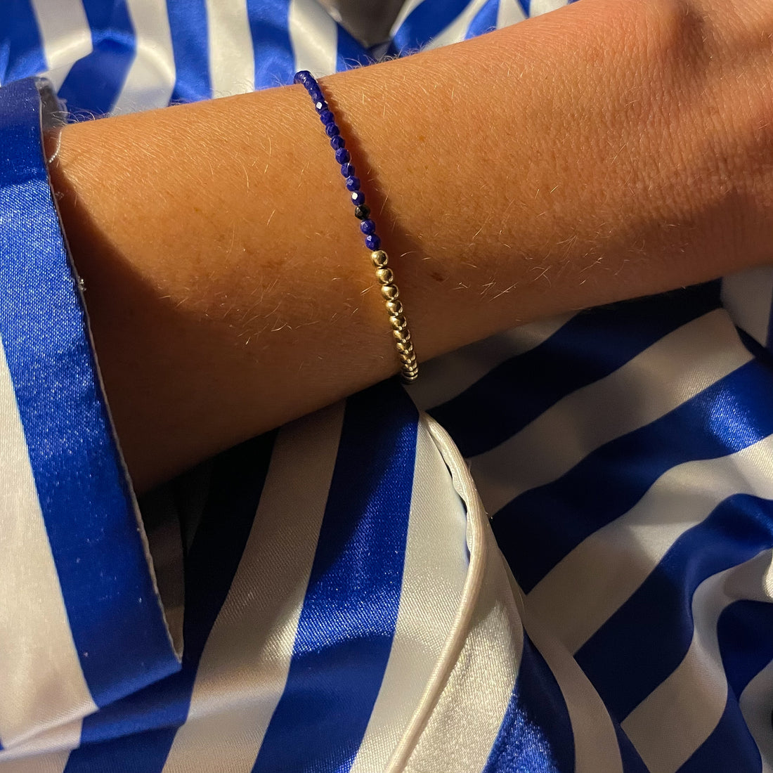 Golden Lapis Bracelet - TITIN