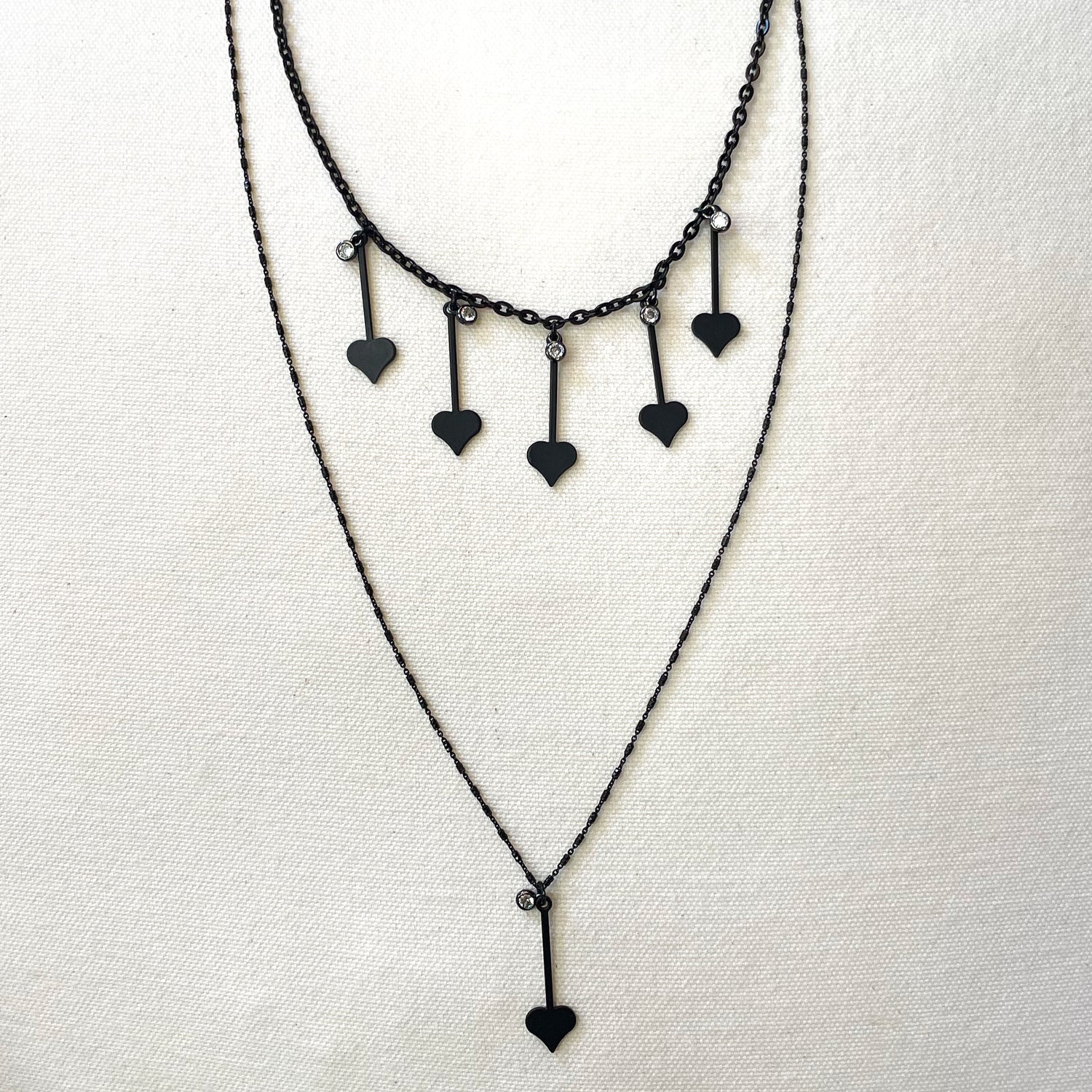 Queen of Spades Necklace