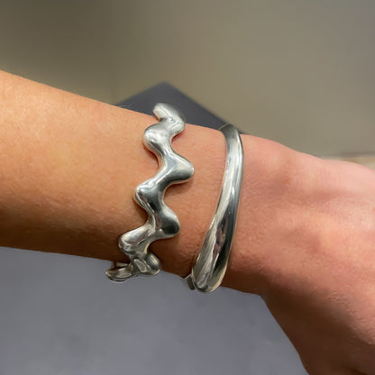 Sterling Tide Cuff